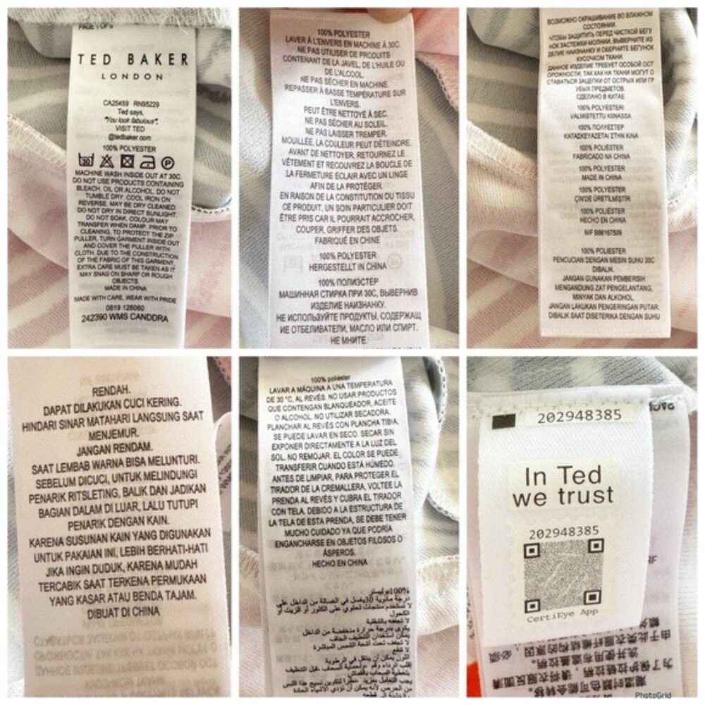 Ted Baker Canddra Color Block Zebra Printed Contr… - image 7